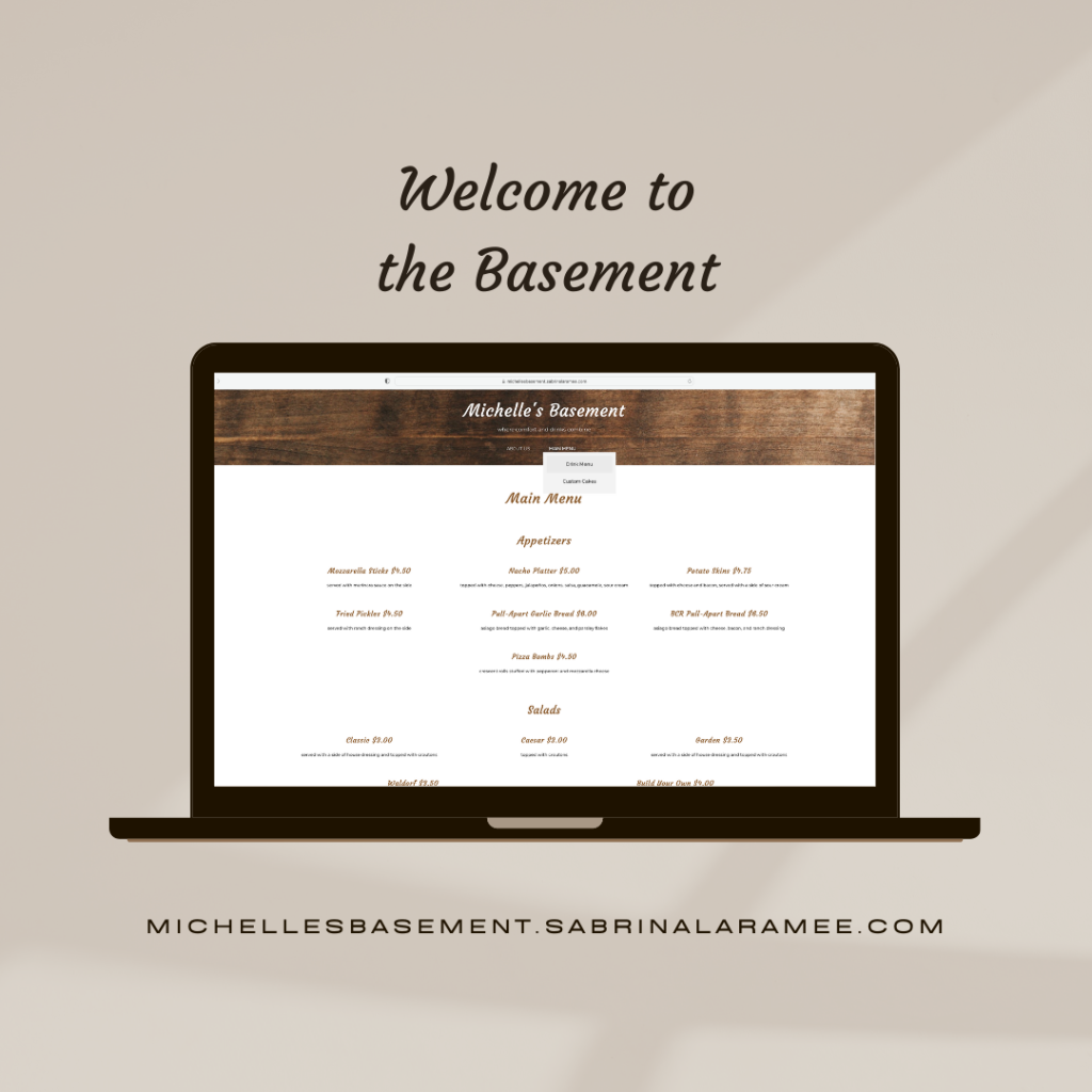 main menu