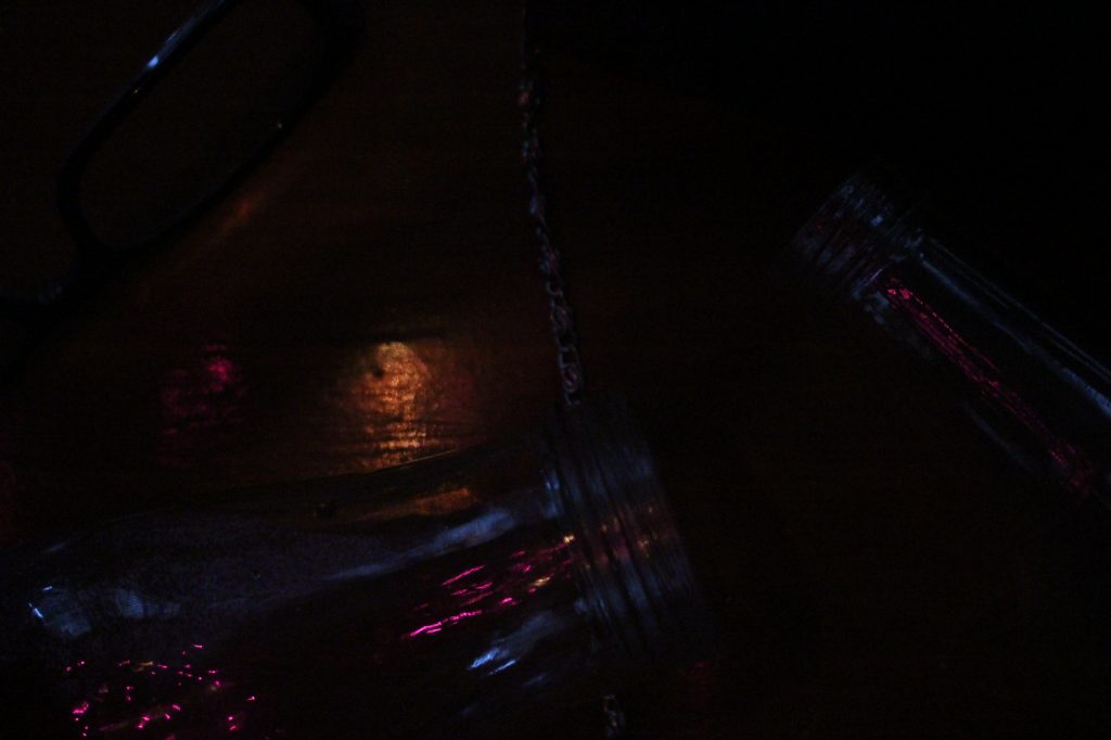 Bottles at a Speakeasy